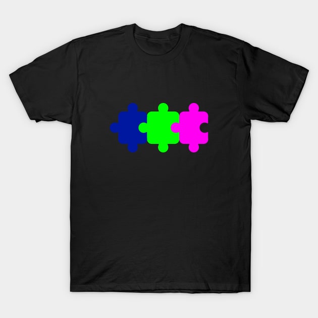 Jigsaw Puzzle T-Shirt by dblaiya